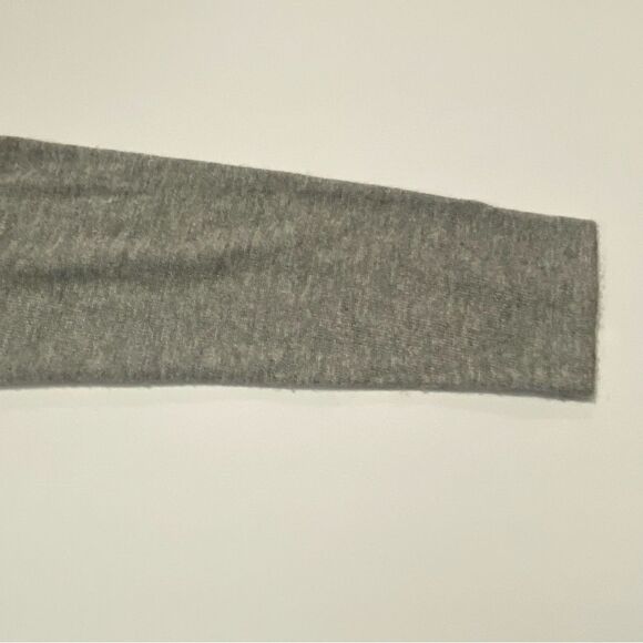 ii Sisters Heathered Gray Angora Fur Rhinestone Split Back Sweater Women's Med. - Picture 4 of 12